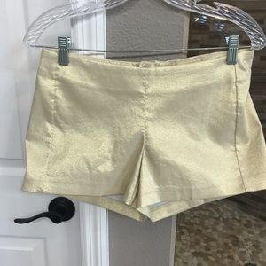 Lilly Pulitzer gold shorts!